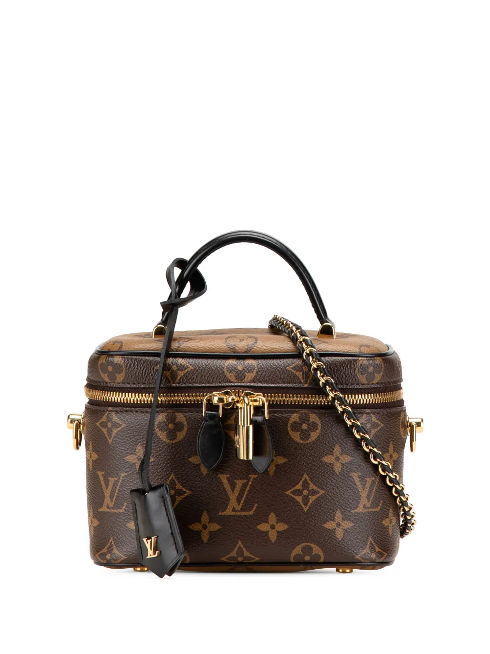 Louis Vuitton Pre-Owned 2021-2024 Monogram Reverse Vanity PM satchel | Brown | Image 1
