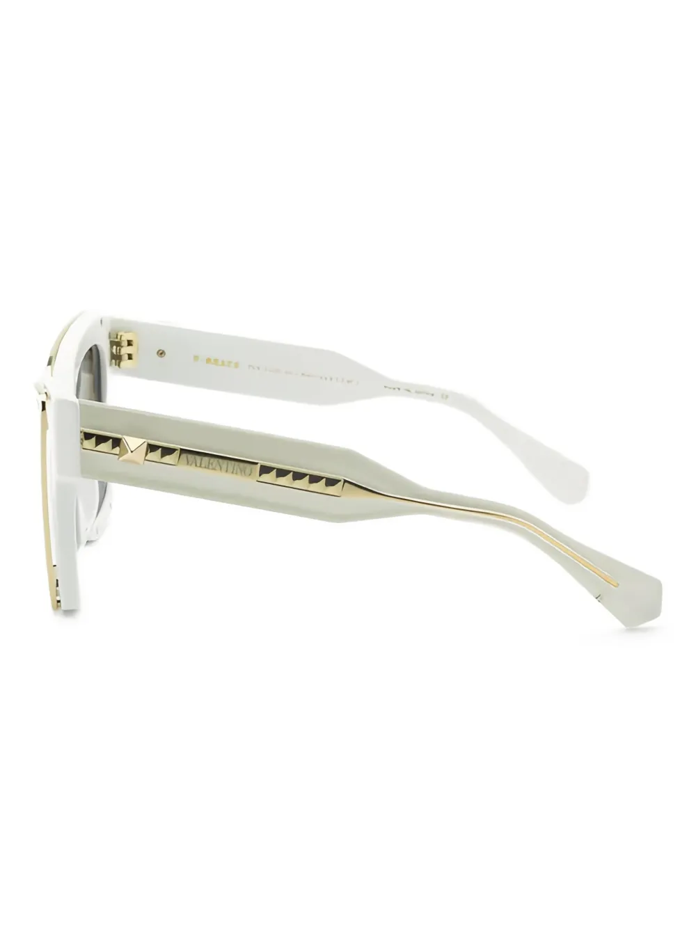 VALENTINO GARAVANI EYEWEAR Zonnebril met cat-eye montuur - Wit