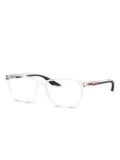 Prada Linea Rossa 07RV rectangle-frame glasses - White