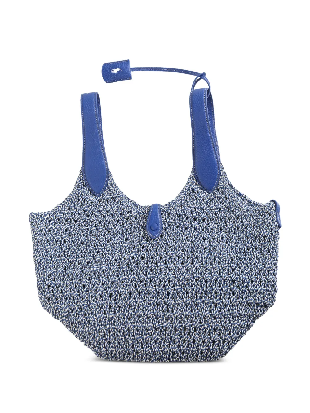 Polo Ralph Lauren leather tote bag Blauw