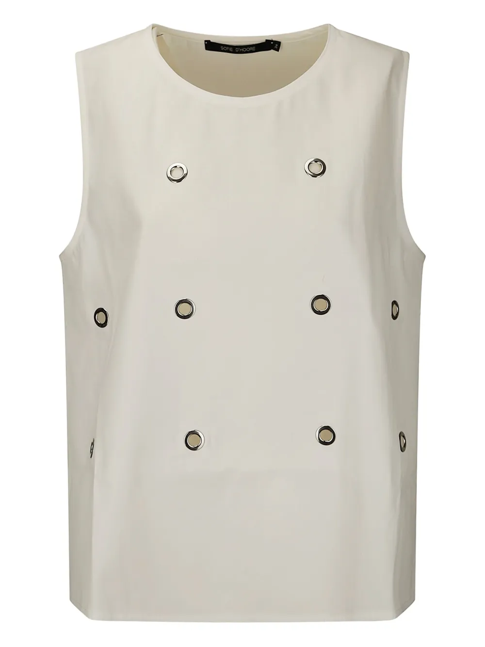 Sofie D'hoore eyelet-detailing top | White | Image 1