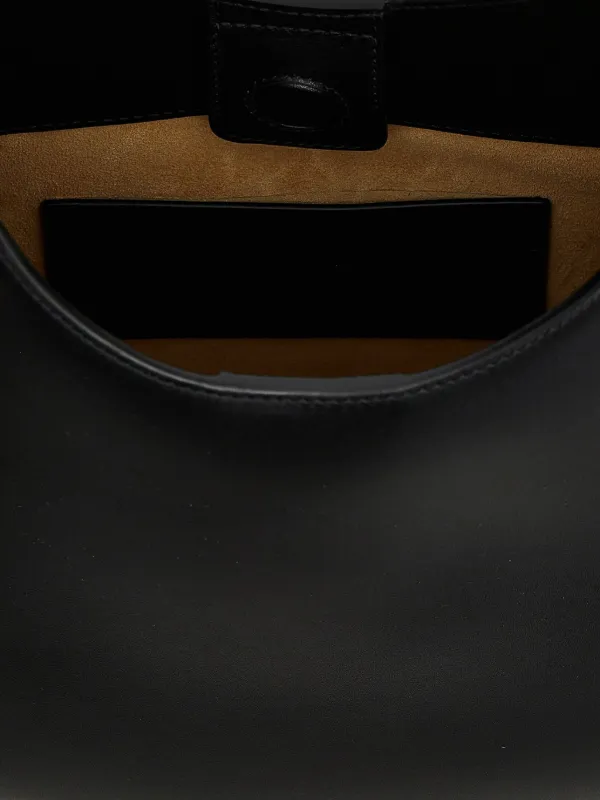 Jil Sander Small Eldorado Shoulder Bag | Black | FARFETCH JO