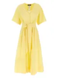 Max Mara button-up belted dress - Yellow