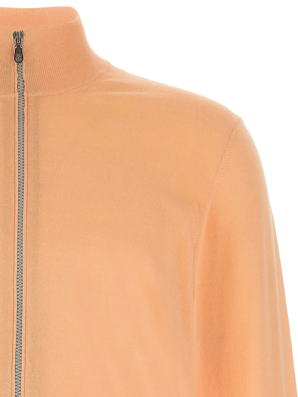 Brunello Cucinelli Vest met rits Oranje