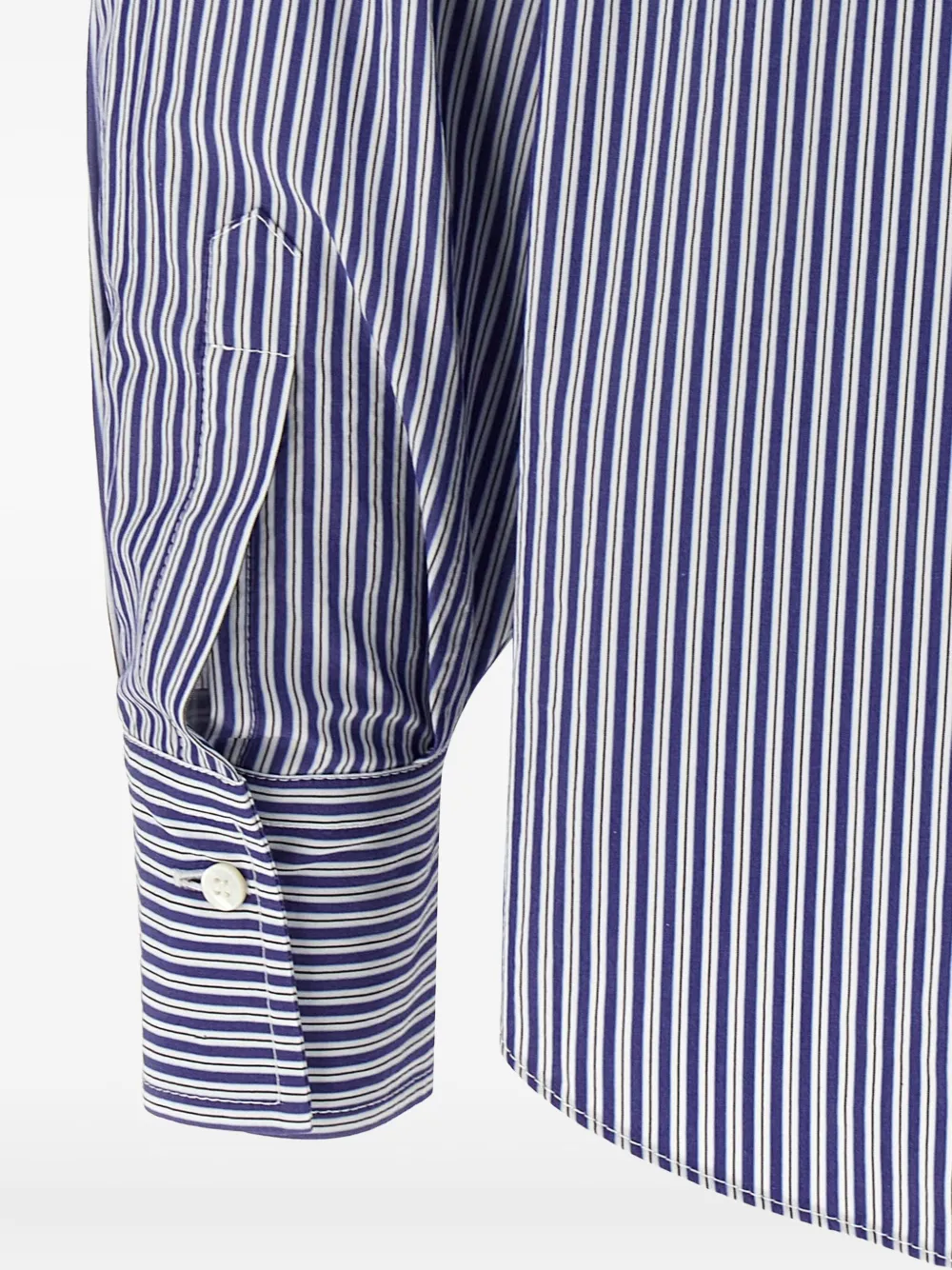 Brunello Cucinelli Monile Striped Shirt Shirt And Blouse Multicolor In Blue