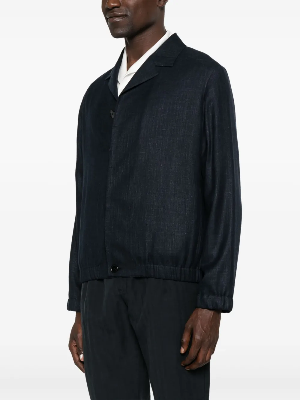 Zegna Gemêleerd jack Blauw