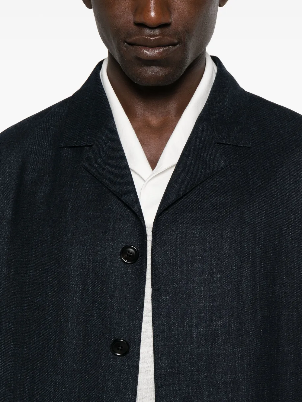 Zegna Gemêleerd jack Blauw