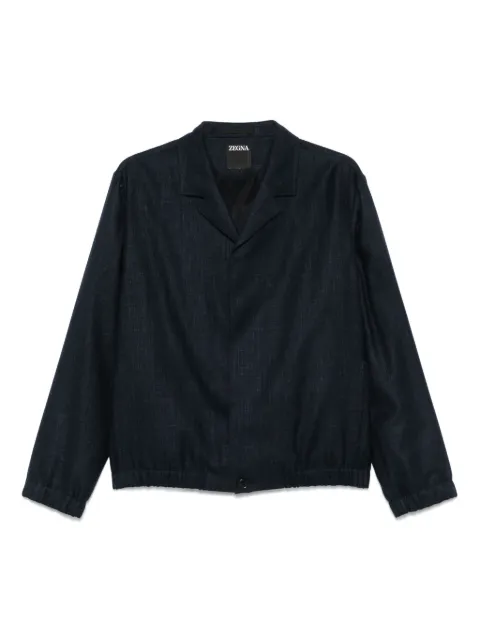 Zegna chamarra con efecto melange