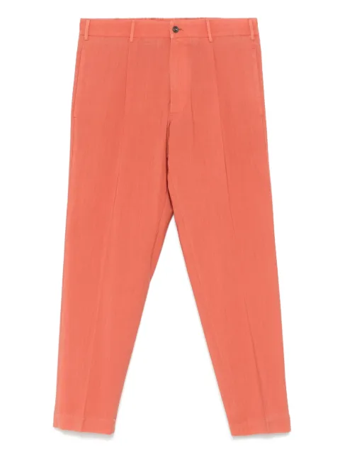 Santaniello pressed-crease trousers 