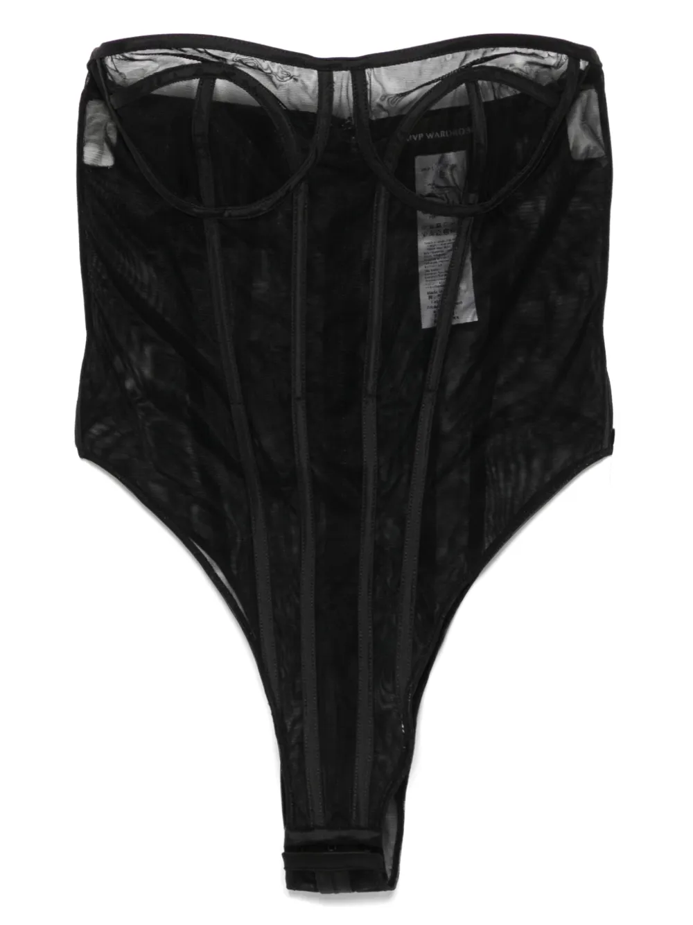 mvp wardrobe body à effet de transparence | noir | Image 1