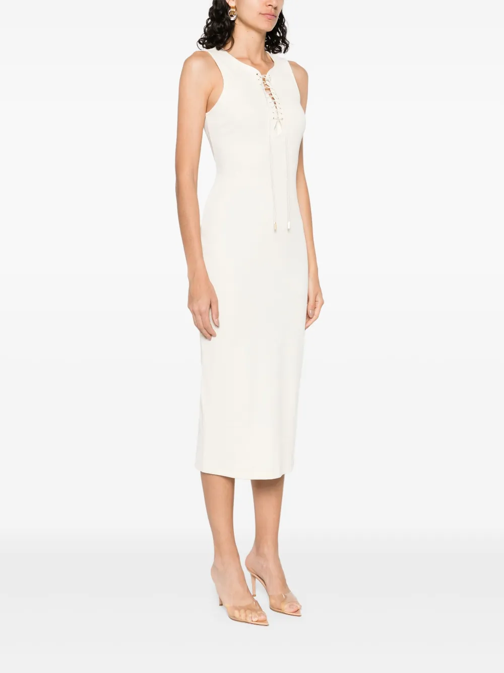 Givenchy Katoenen midi-jurk Beige