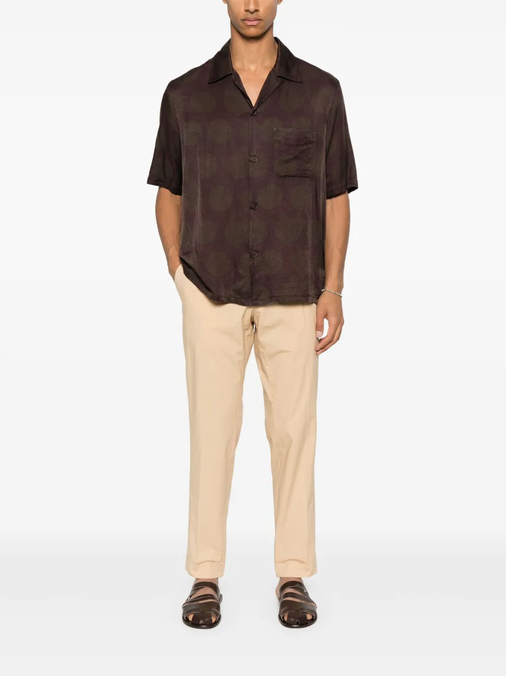 Santaniello Straight broek - Beige