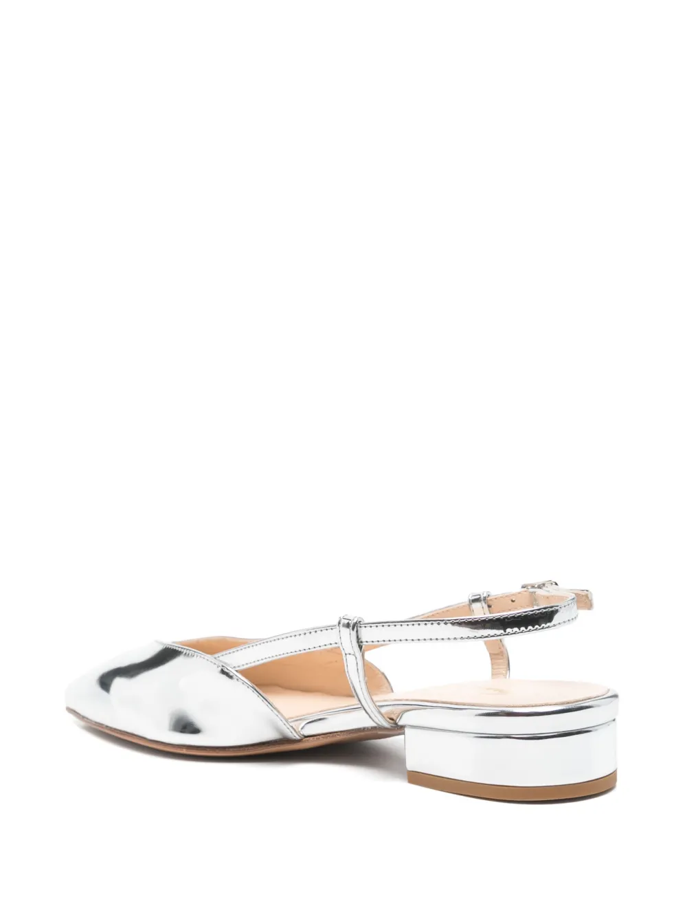 Anna F. pointed-toe pumps Silver