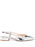 Anna F. pointed-toe pumps - Silver