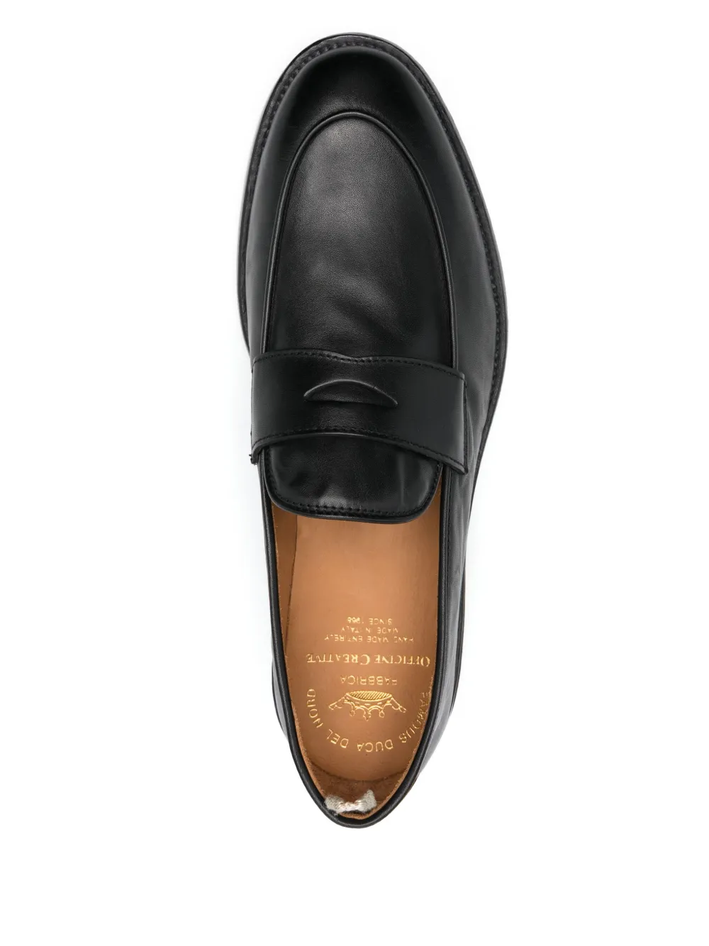 Officine Creative leather loafers Black