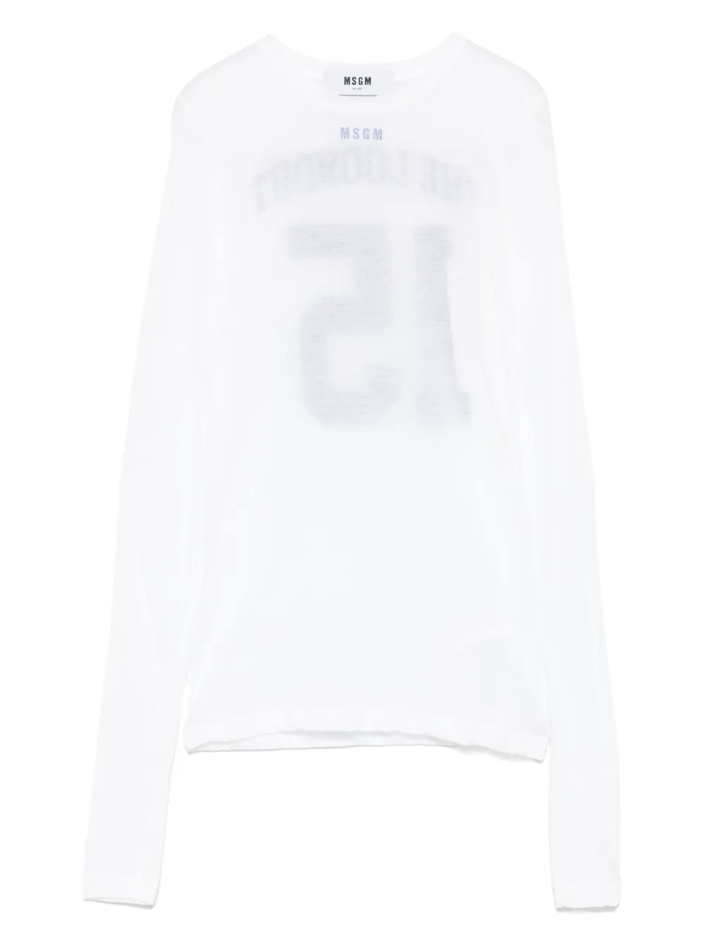 MSGM playera con logo estampado | blanco | Image 1
