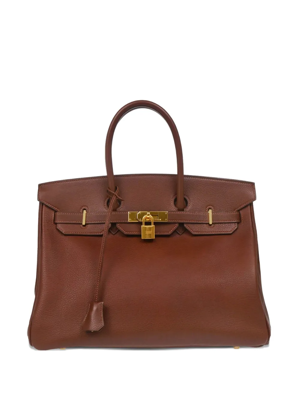 Hermès Pre-Owned 1997 バーキン 35 バッグ - ブラウン Hermès Pre-Owned 1997 バーキン 35 バッグ - ブラウン