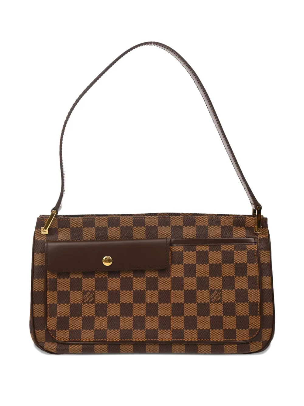 Louis Vuitton Pre-Owned 2003 ダミエ エベヌ オーバーニュ ショルダーバッグ - ブラウン Louis Vuitton Pre-Owned 2003 ダミエ エベヌ オーバーニュ ショルダーバッグ - ブラウン