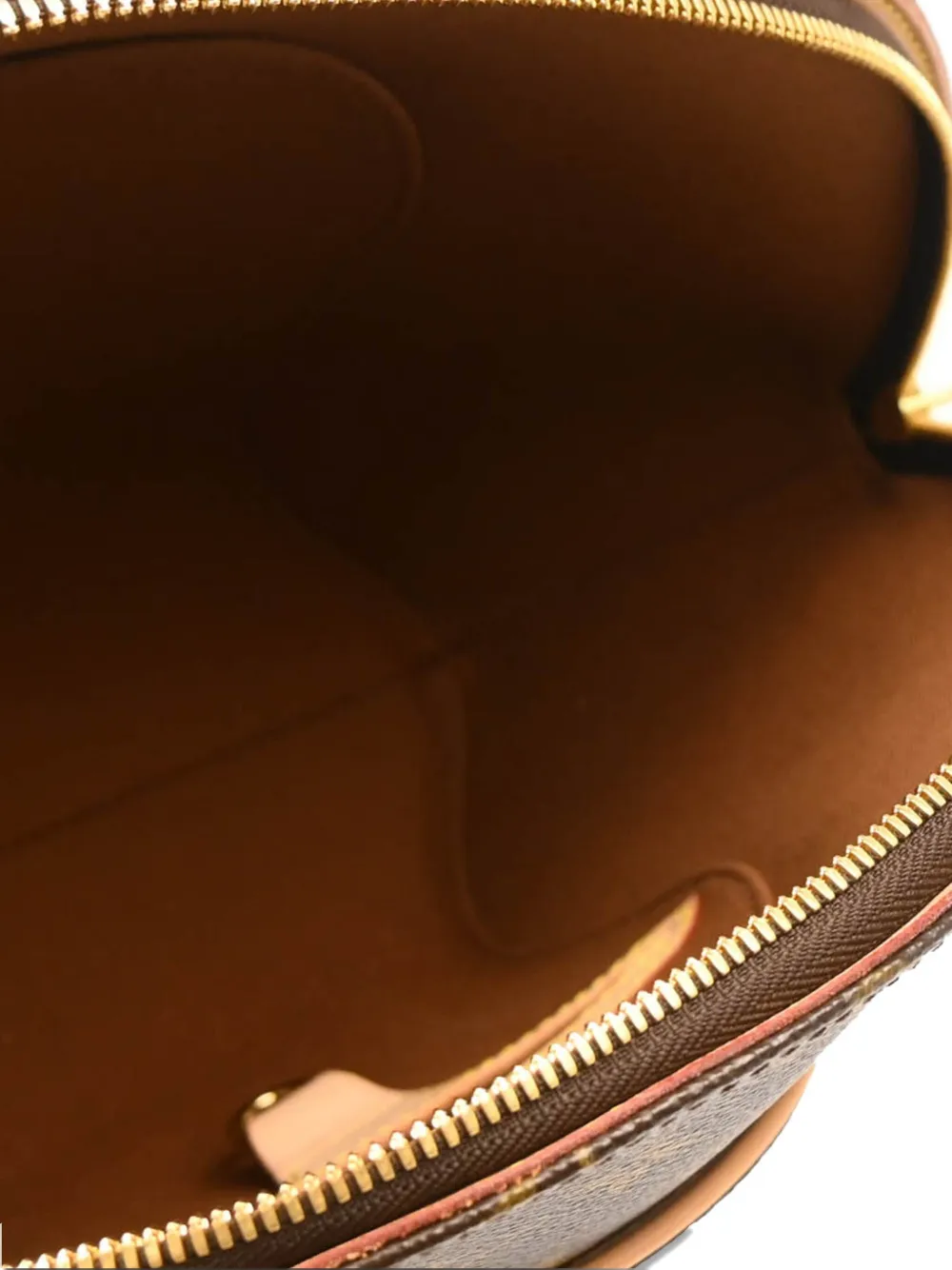 Pre-owned Louis Vuitton 2010 Monogram Ellipse Pm Handbag In Brown