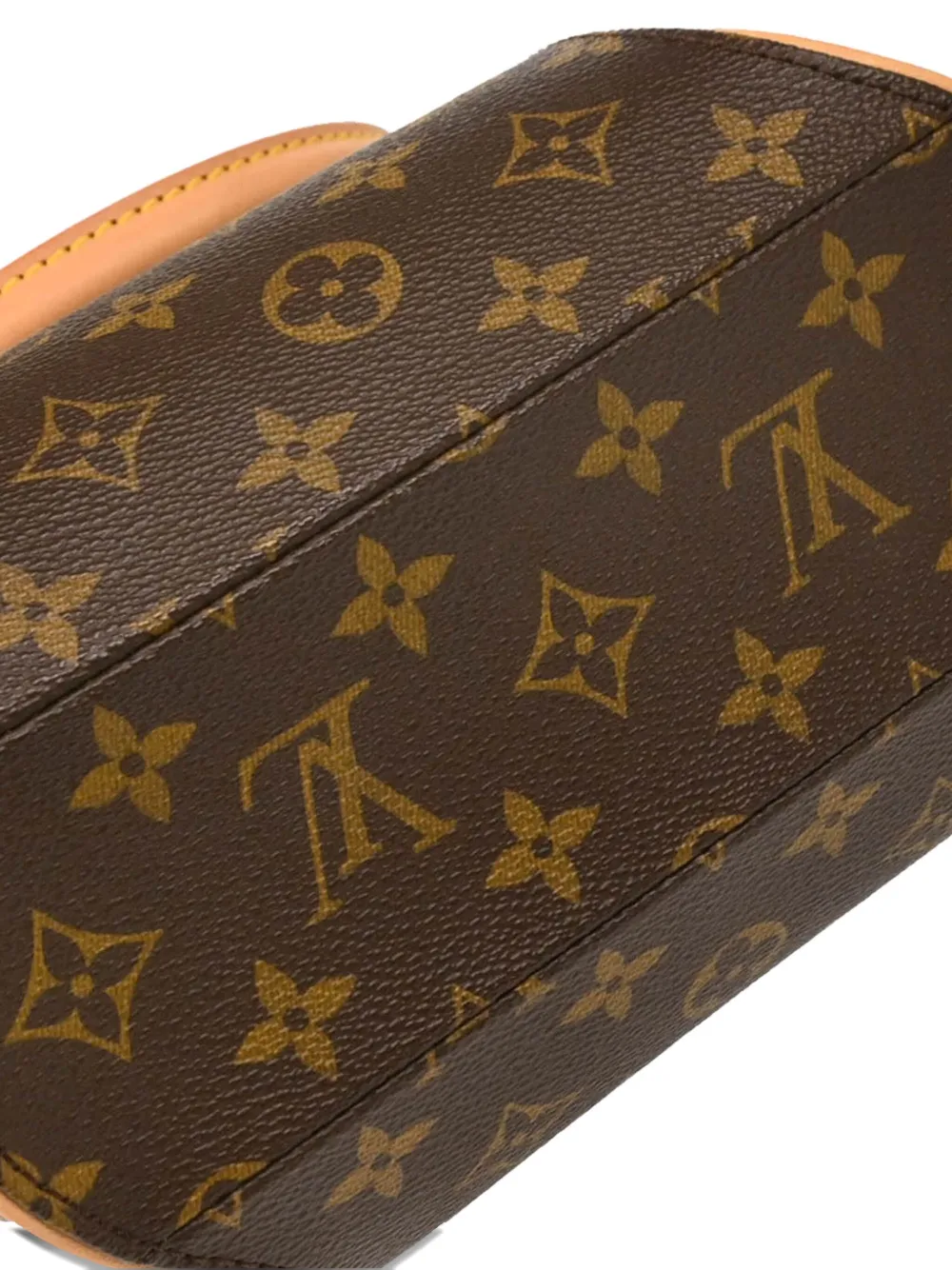 Pre-owned Louis Vuitton 2010 Monogram Ellipse Pm Handbag In Brown