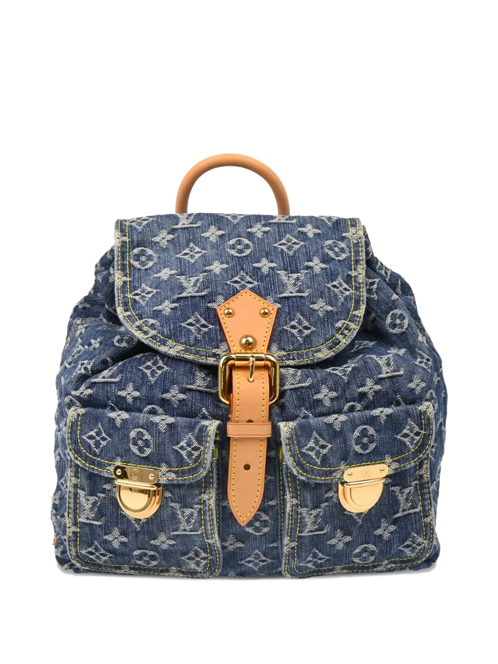 Louis Vuitton Pre-Owned 2006 モノグラム デニム バックパック - ブルー Louis Vuitton Pre-Owned 2006 モノグラム デニム バックパック - ブルー