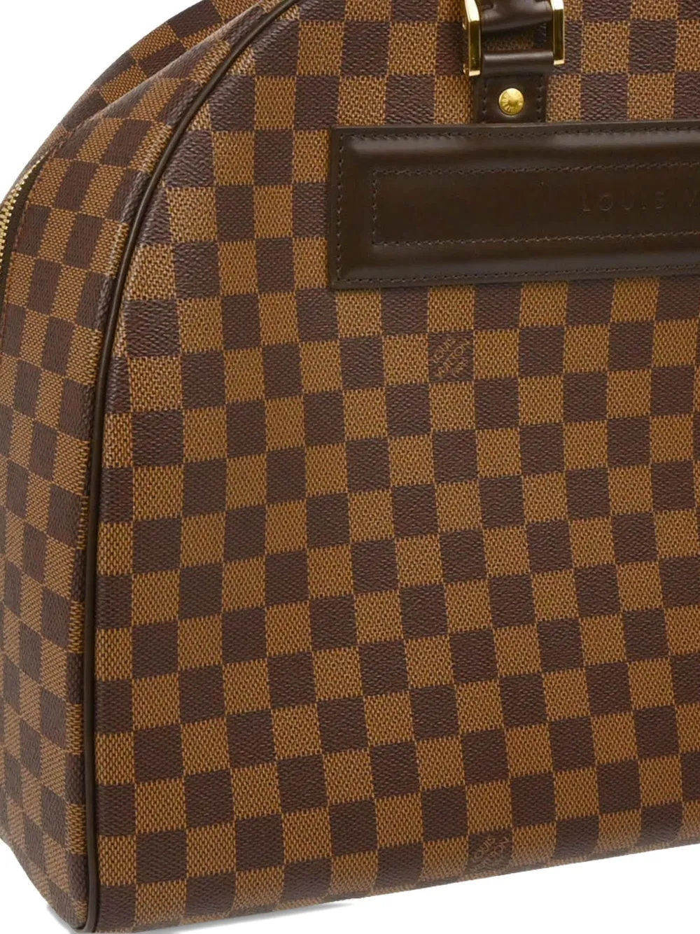 Pre-owned Louis Vuitton 2001 Nolita 24 Handbag In Brown
