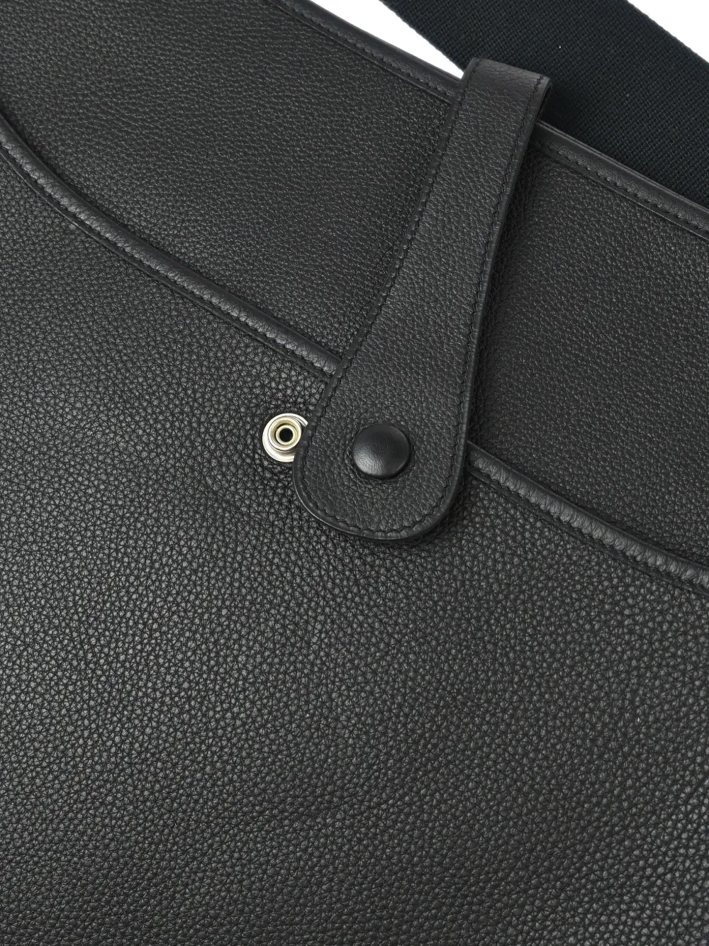 Pre-owned Hermes 2005 Evelyne 2 41 Shoulder Bag In Black