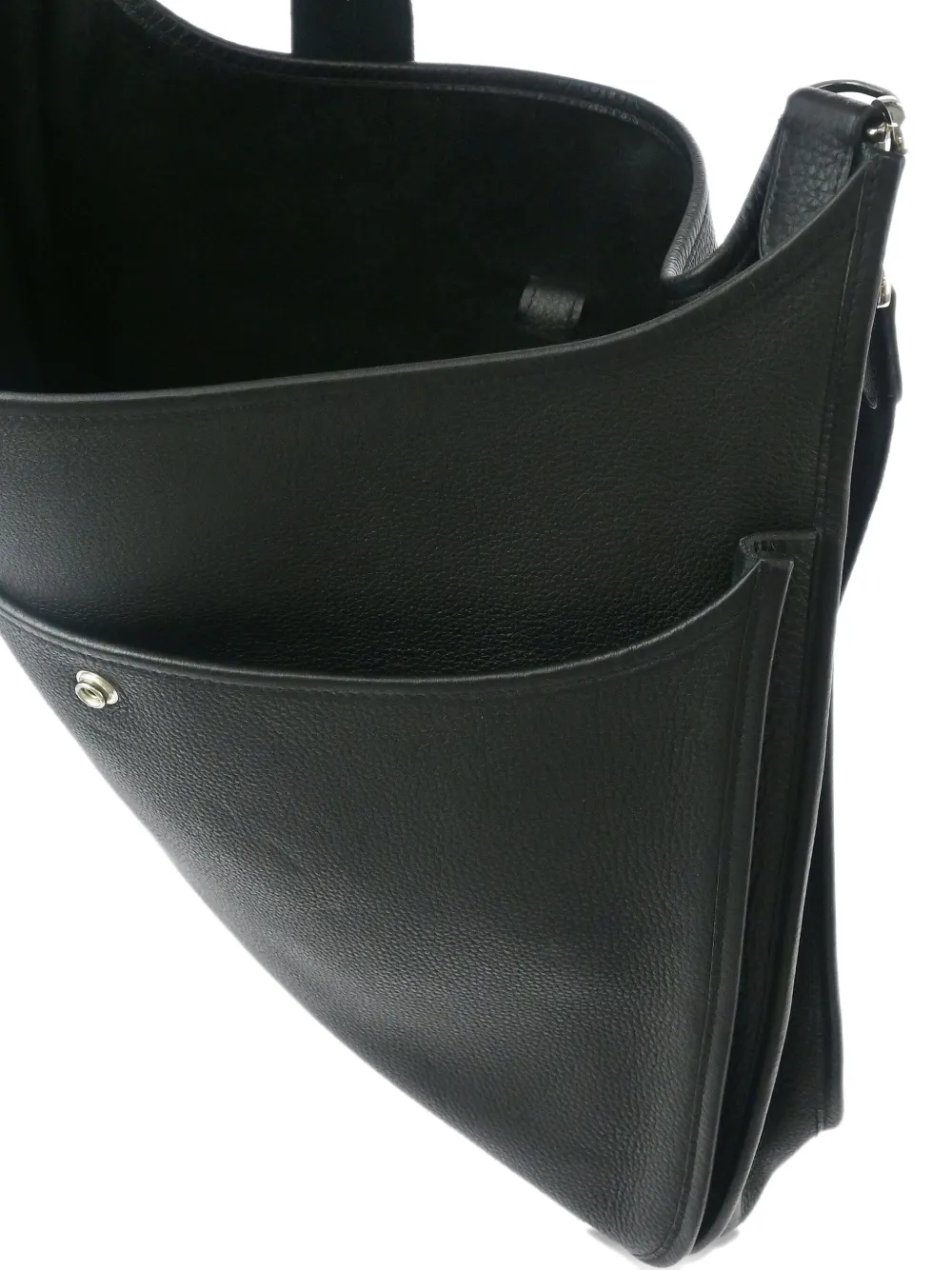 Pre-owned Hermes 2005 Evelyne 2 41 Shoulder Bag In Black