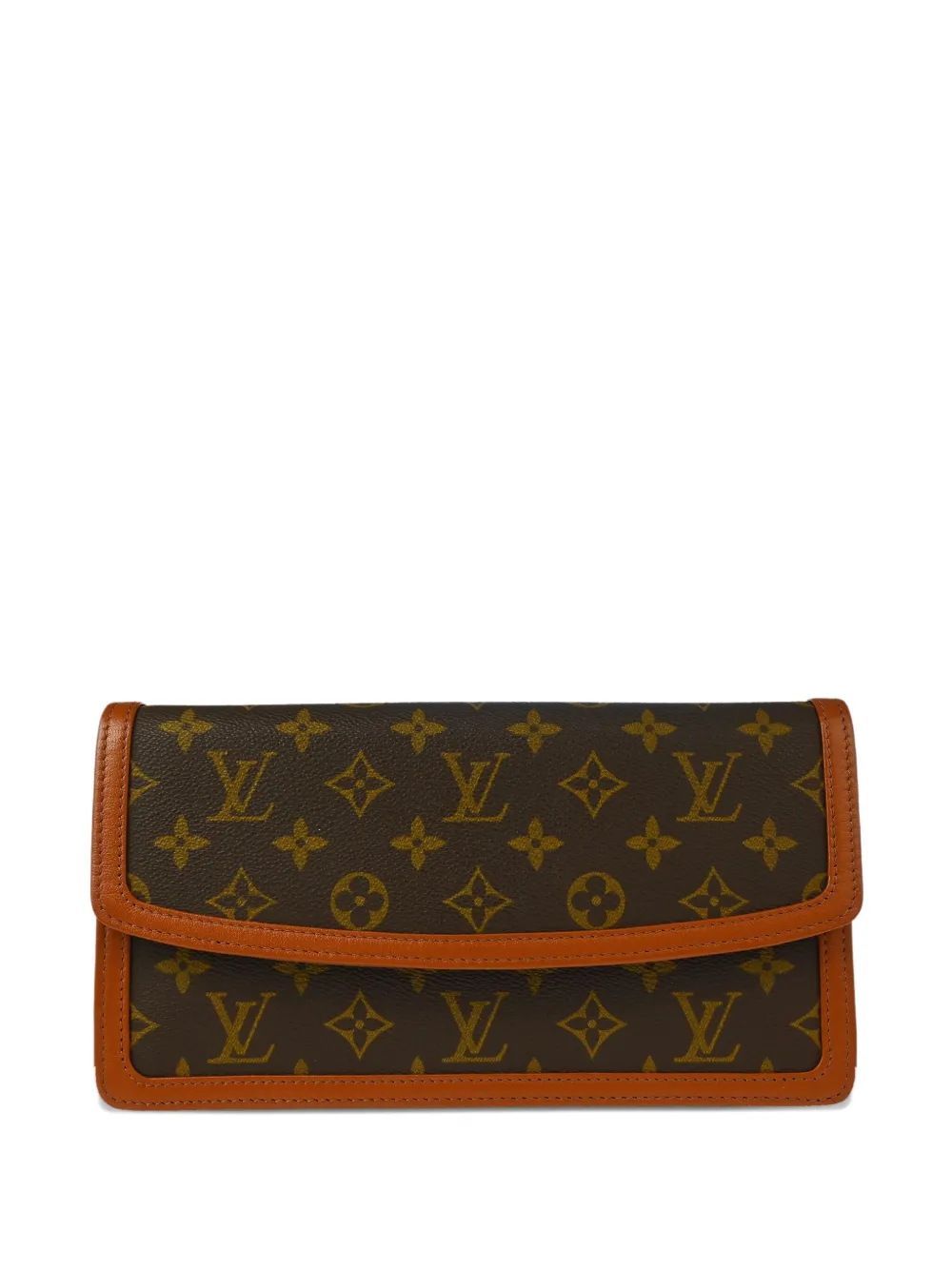 Louis Vuitton Pre-Owned 1989 Dame PM クラッチバッグ - ブラウン Louis Vuitton Pre-Owned 1989 Dame PM クラッチバッグ - ブラウン