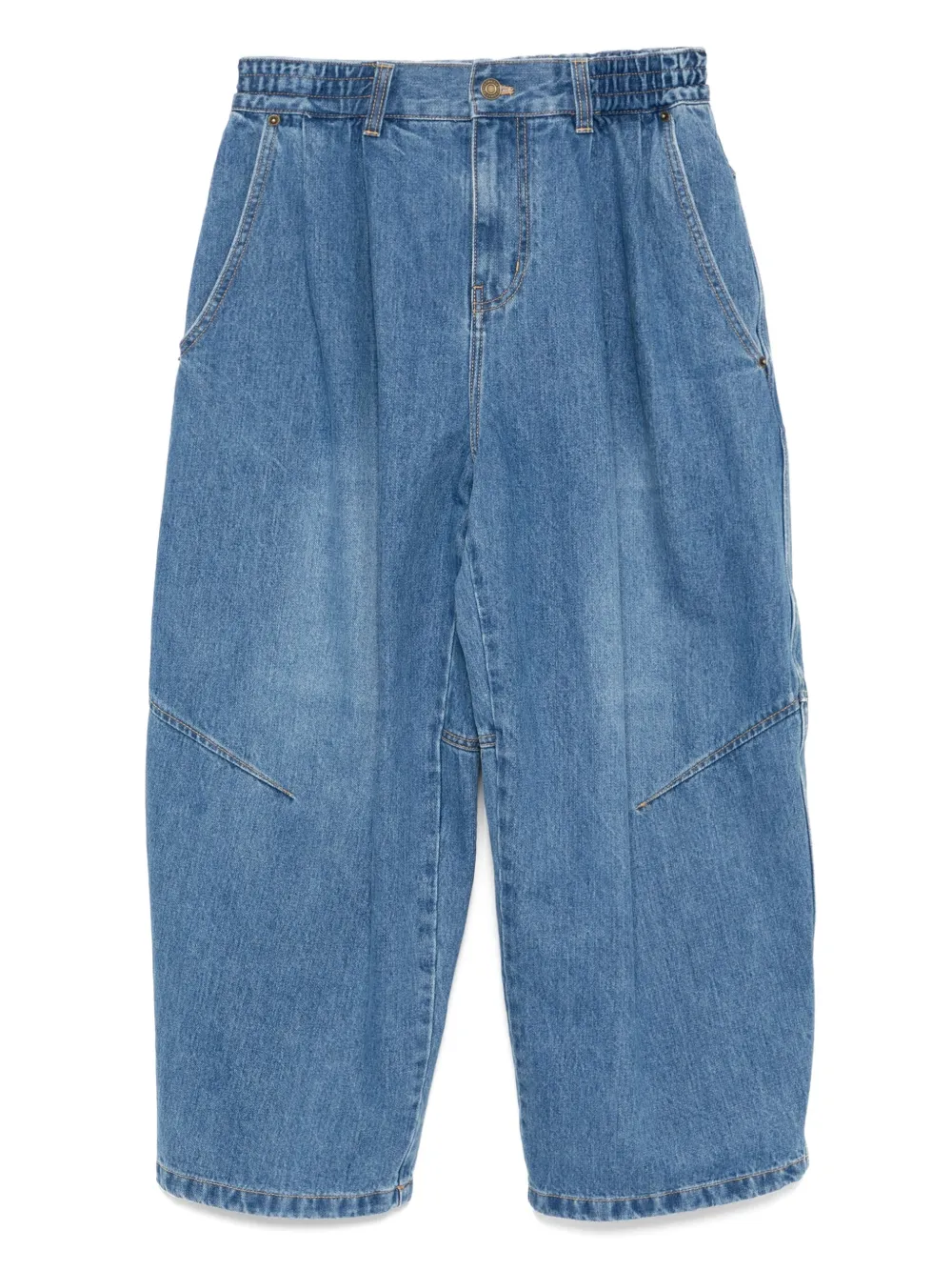 curved baggy jeans