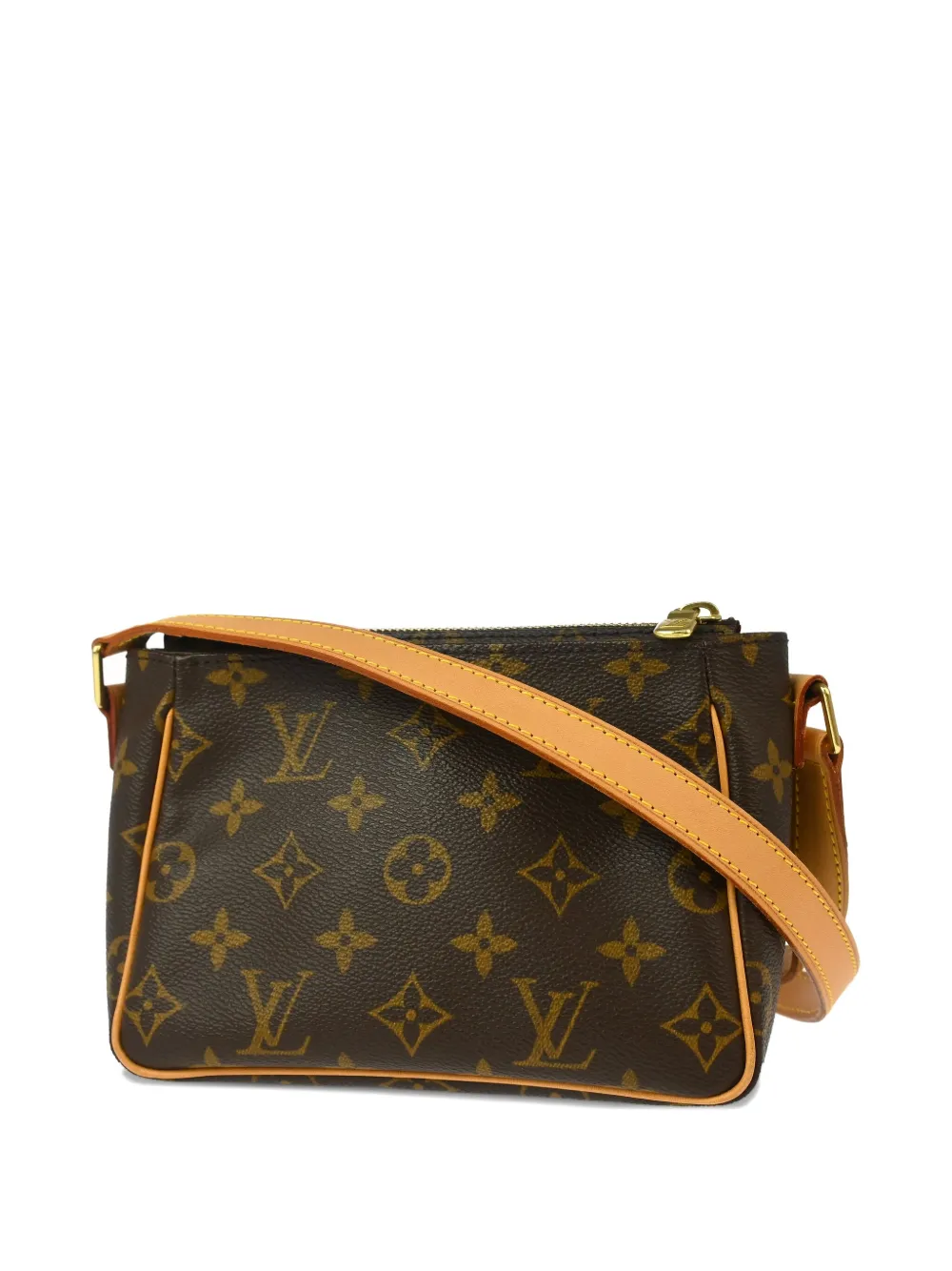 Pre-owned Louis Vuitton 2003 Viva Cite Pm Cross Body Bag In Brown