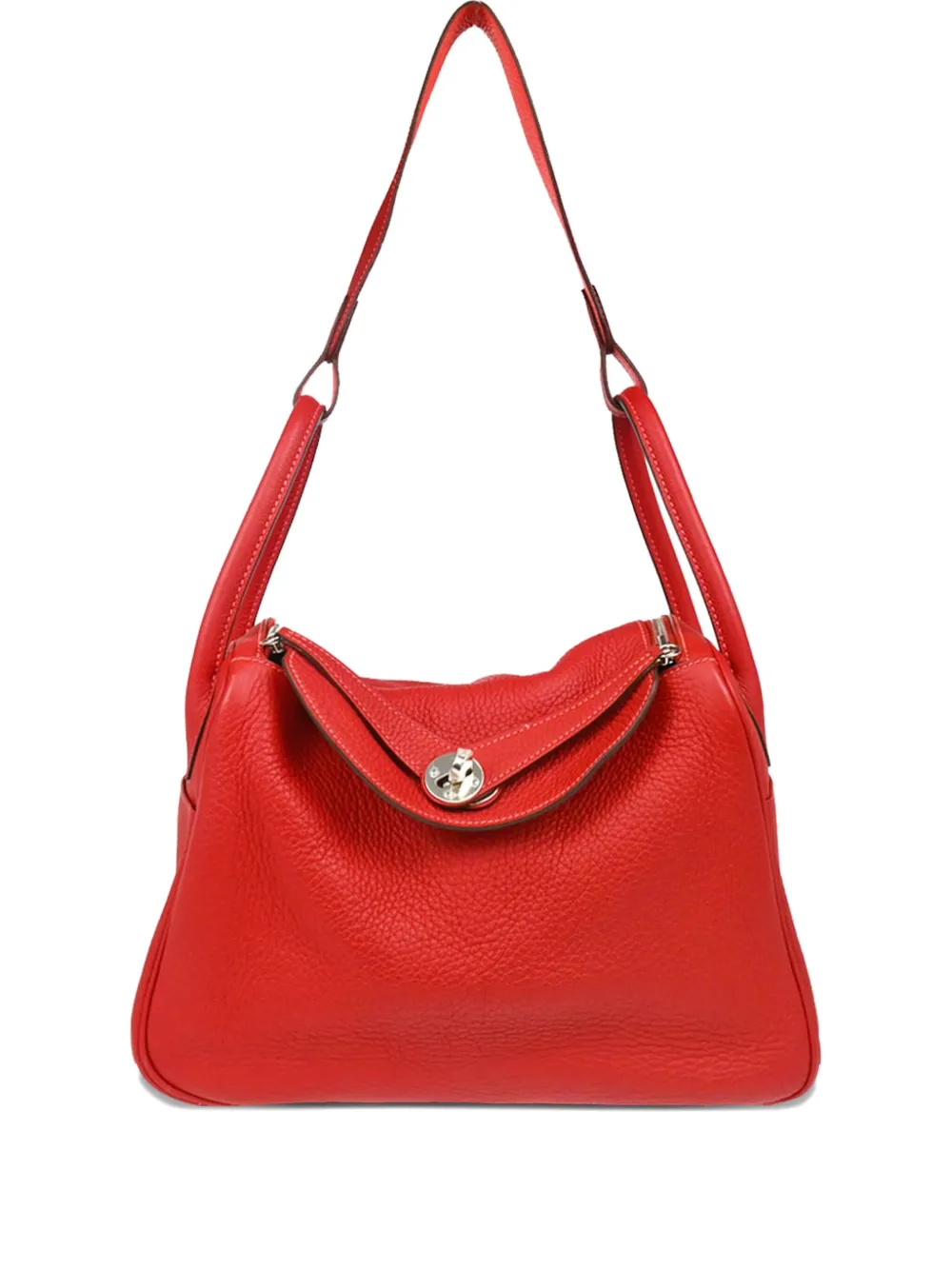 Hermès Pre-Owned 2012 クレマンス リンディ 30 ショルダーバッグ - レッド Hermès Pre-Owned 2012 クレマンス リンディ 30 ショルダーバッグ - レッド
