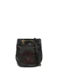 CHANEL Pre-Owned 2016 CC-stitch Chain Bucket shoulder bag - Black