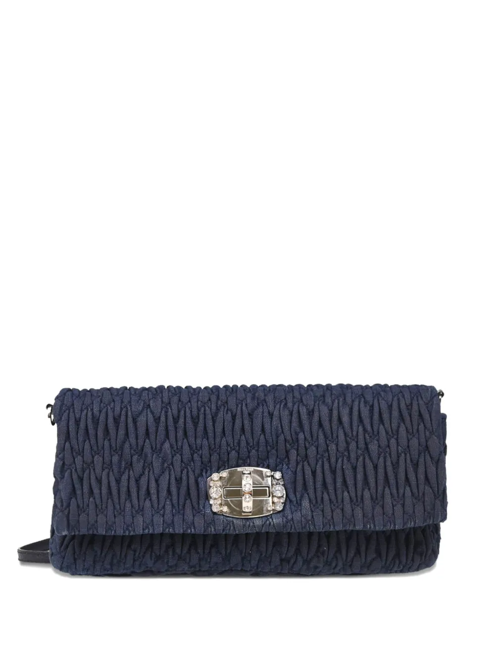 Miu Miu Pre-Owned 2010 matelassé handbag | Blue | Image 1