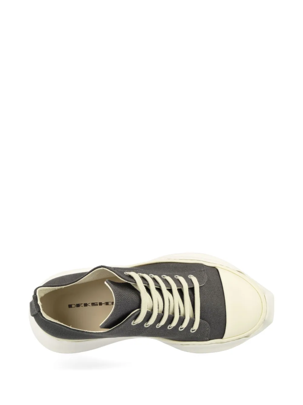 RICK OWENS DRKSHDW ABSTRACT LOW-TOP SNEAKERS