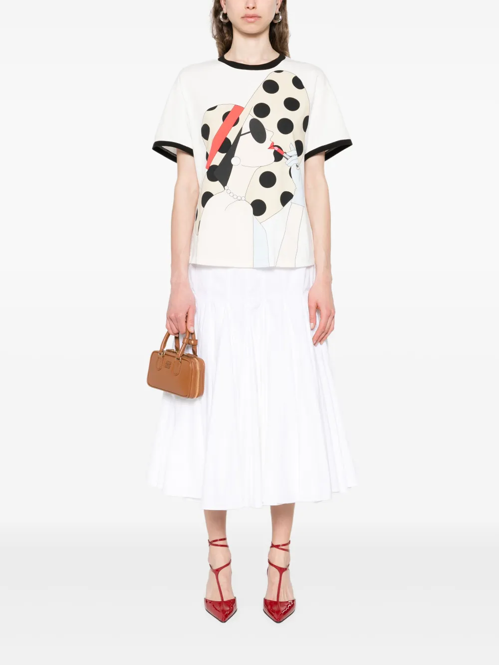 alice + olivia playera Evan Staceface | Playeras y jerséis | Image 2