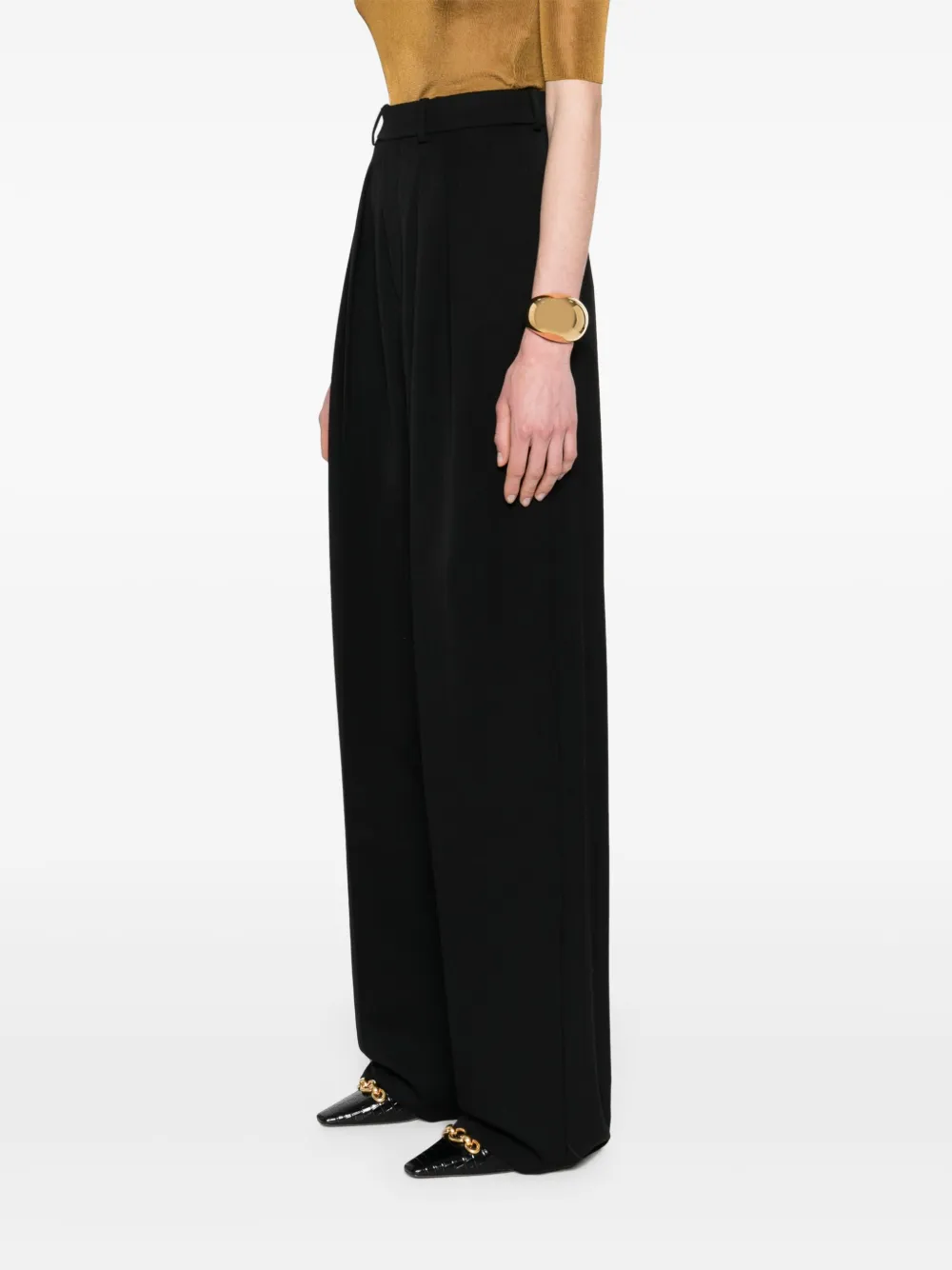 Saint Laurent Plooibroek Zwart
