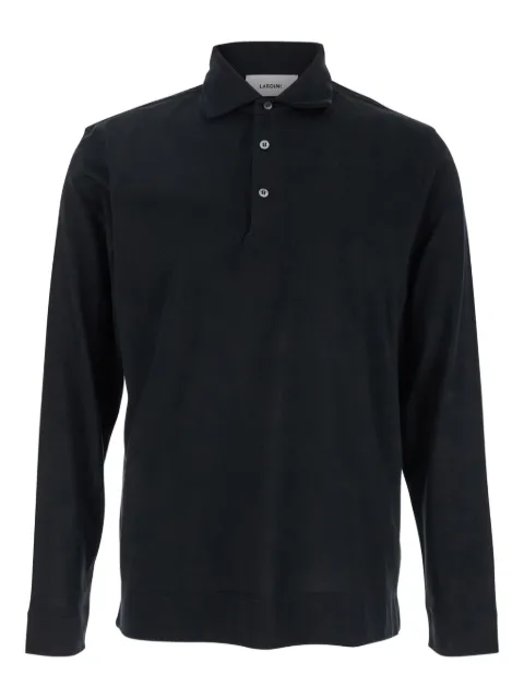 Lardini cotton-silk polo shirt