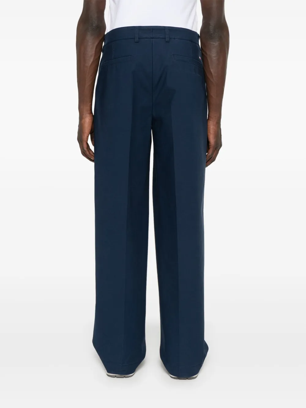 Tommy Hilfiger x Lardini geplooide chino Blauw