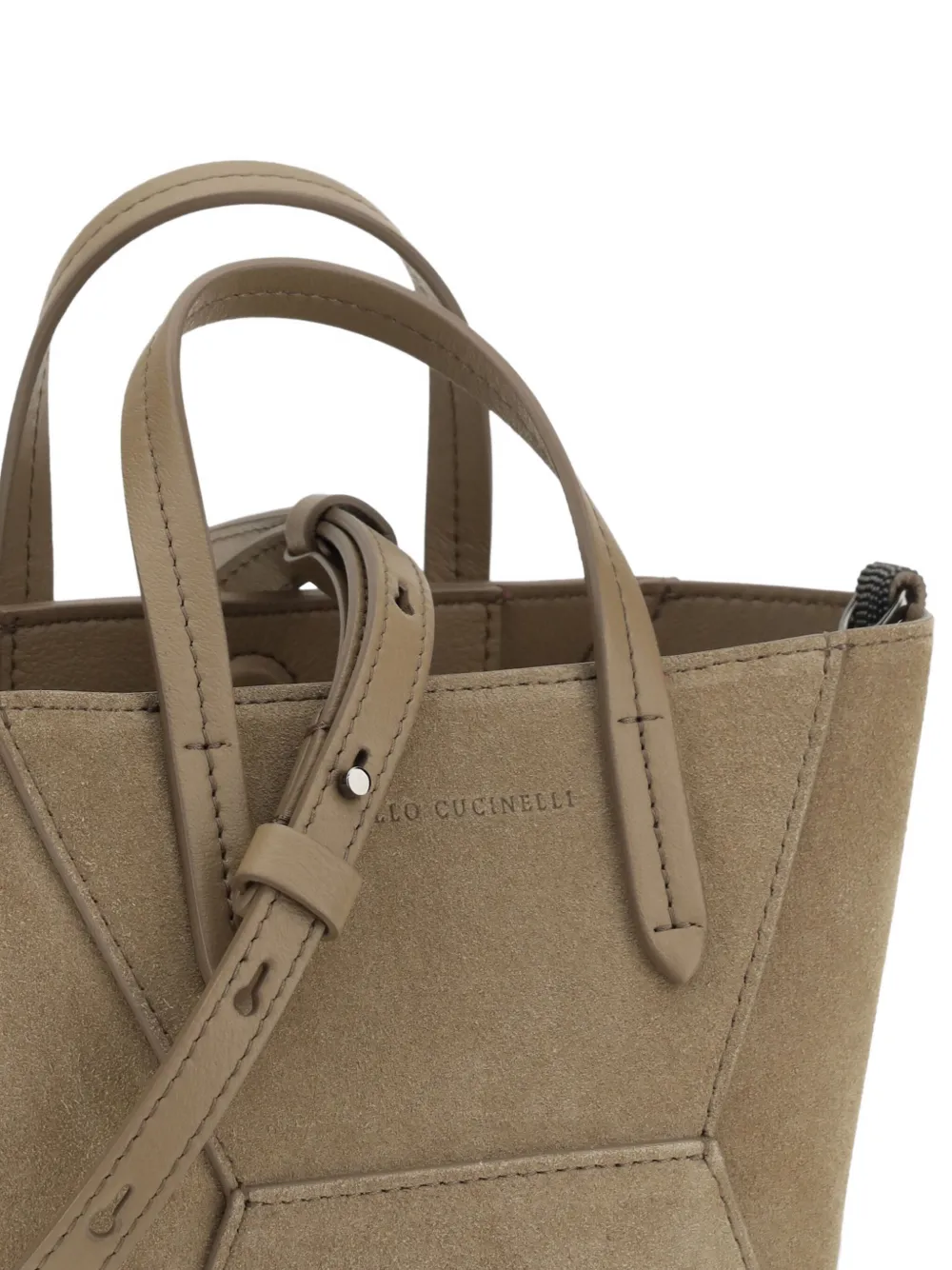 BRUNELLO CUCINELLI SUEDE SHOULDER BAG 