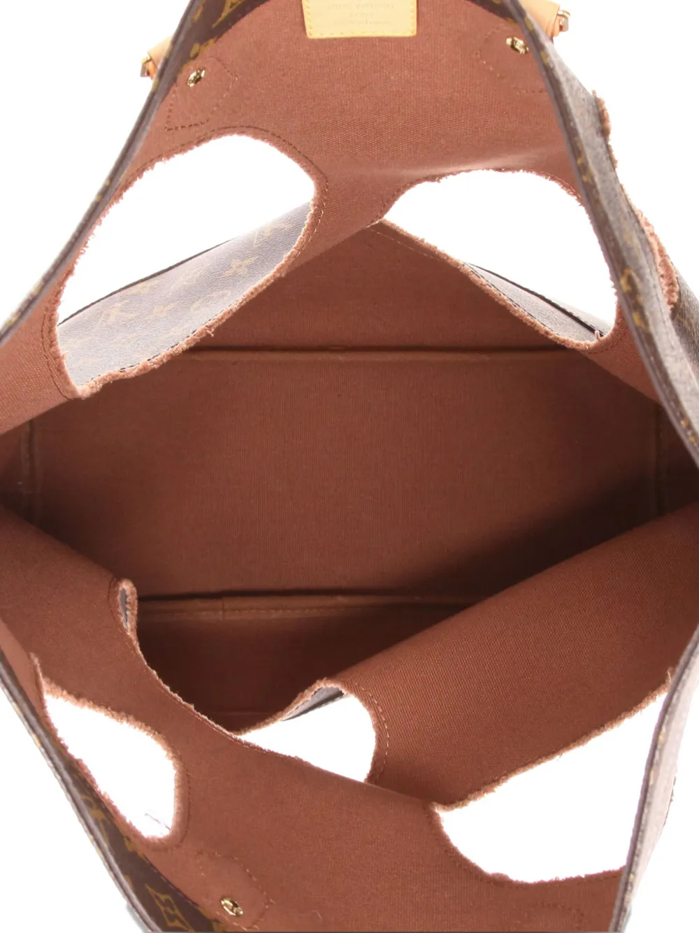 Pre-owned Louis Vuitton X Comme Des Garçons By Rei Kawakubo Monogram Shopping Bag In Brown