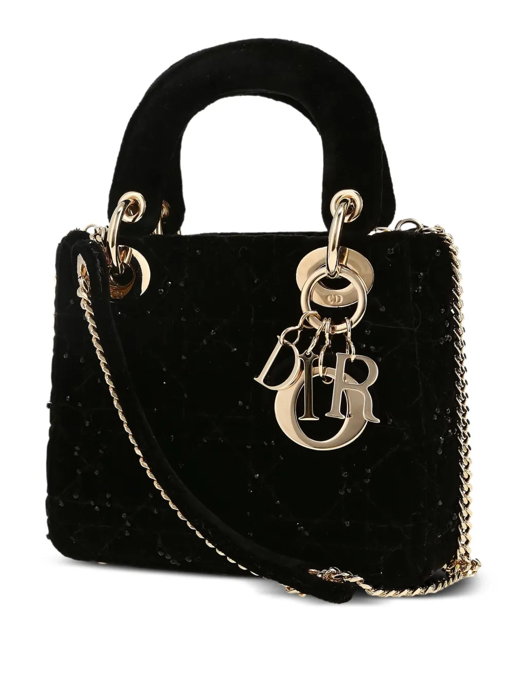 Christian Dior Pre-Owned レディ ディオール ハンドバッグ - ブラック Christian Dior Pre-Owned レディ ディオール ハンドバッグ - ブラック