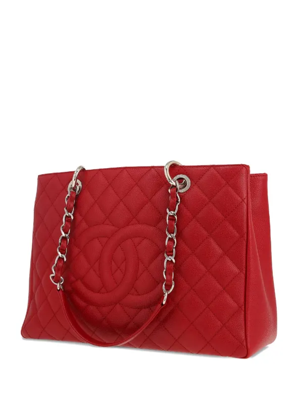 CHANEL Pre-Owned 2013 Shopping GST Handbag Red