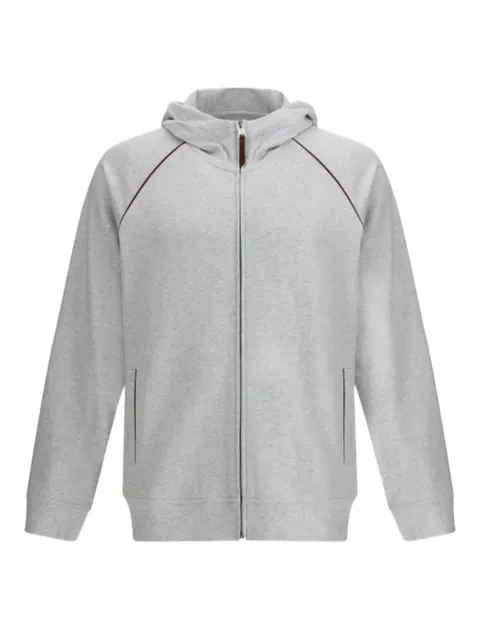 Brunello Cucinelli hooded zip-up hoodie