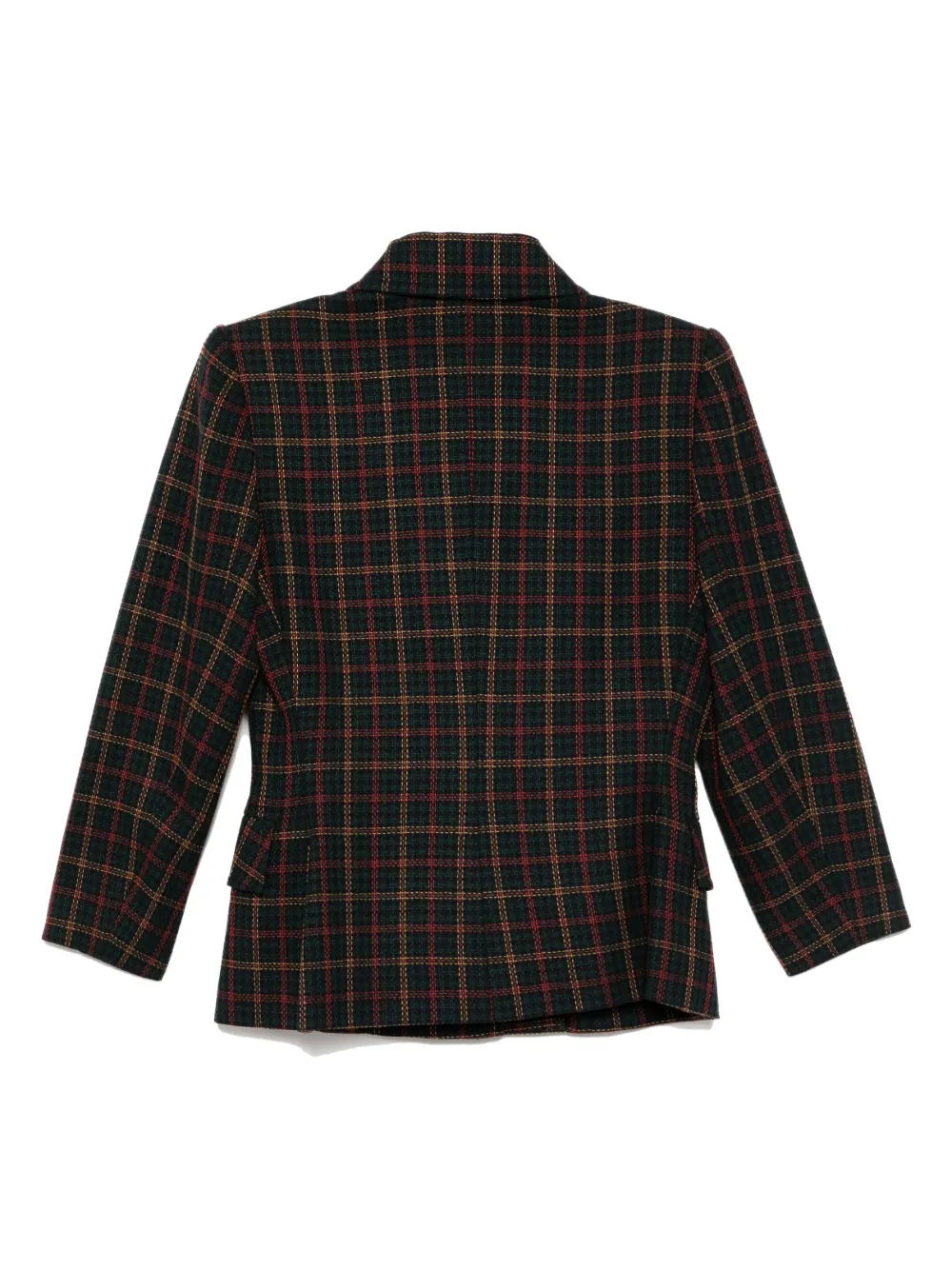 Saint Laurent Pre-Owned 1990-2000s plaid suit | Image 2