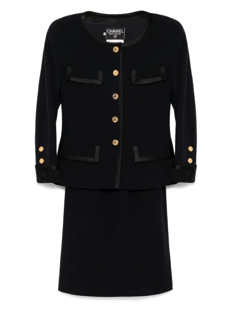 CHANEL Pre-Owned 1990-2000s setup skirt suit