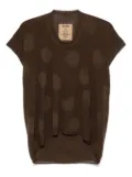 Uma Wang knitted top - Brown