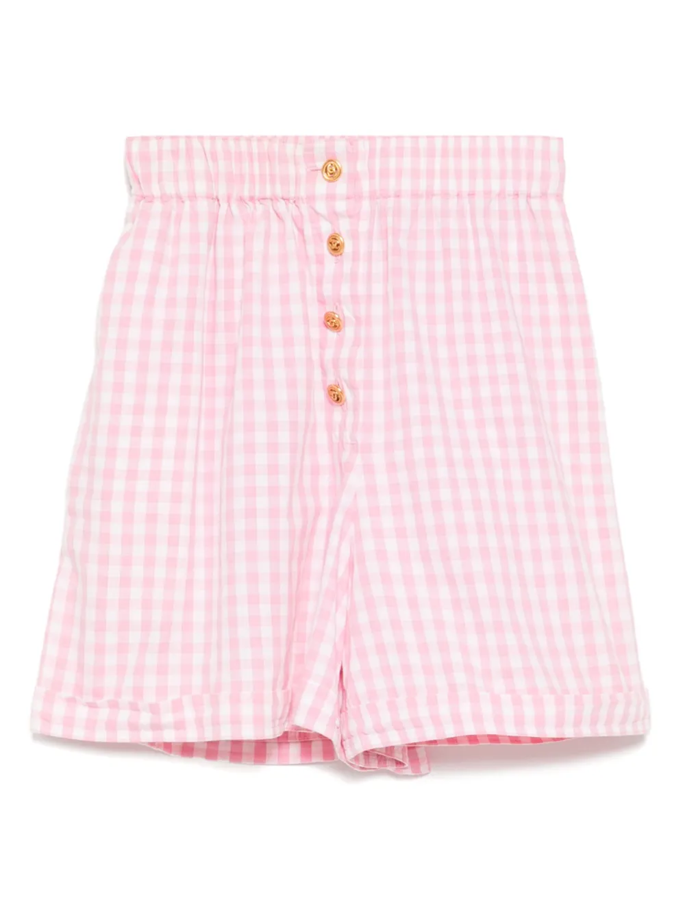 CHANEL Pre-Owned 1999-2000s checked shorts - ピンク CHANEL Pre-Owned 1999-2000s checked shorts - ピンク
