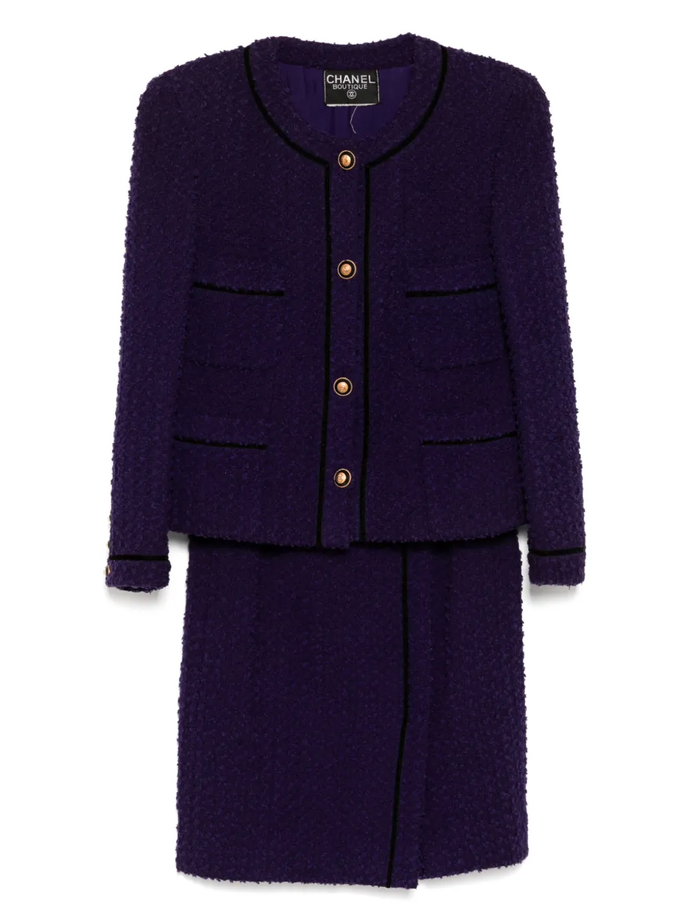 CHANEL Pre-Owned tailleur-jupe (1993) | violet | Image 1