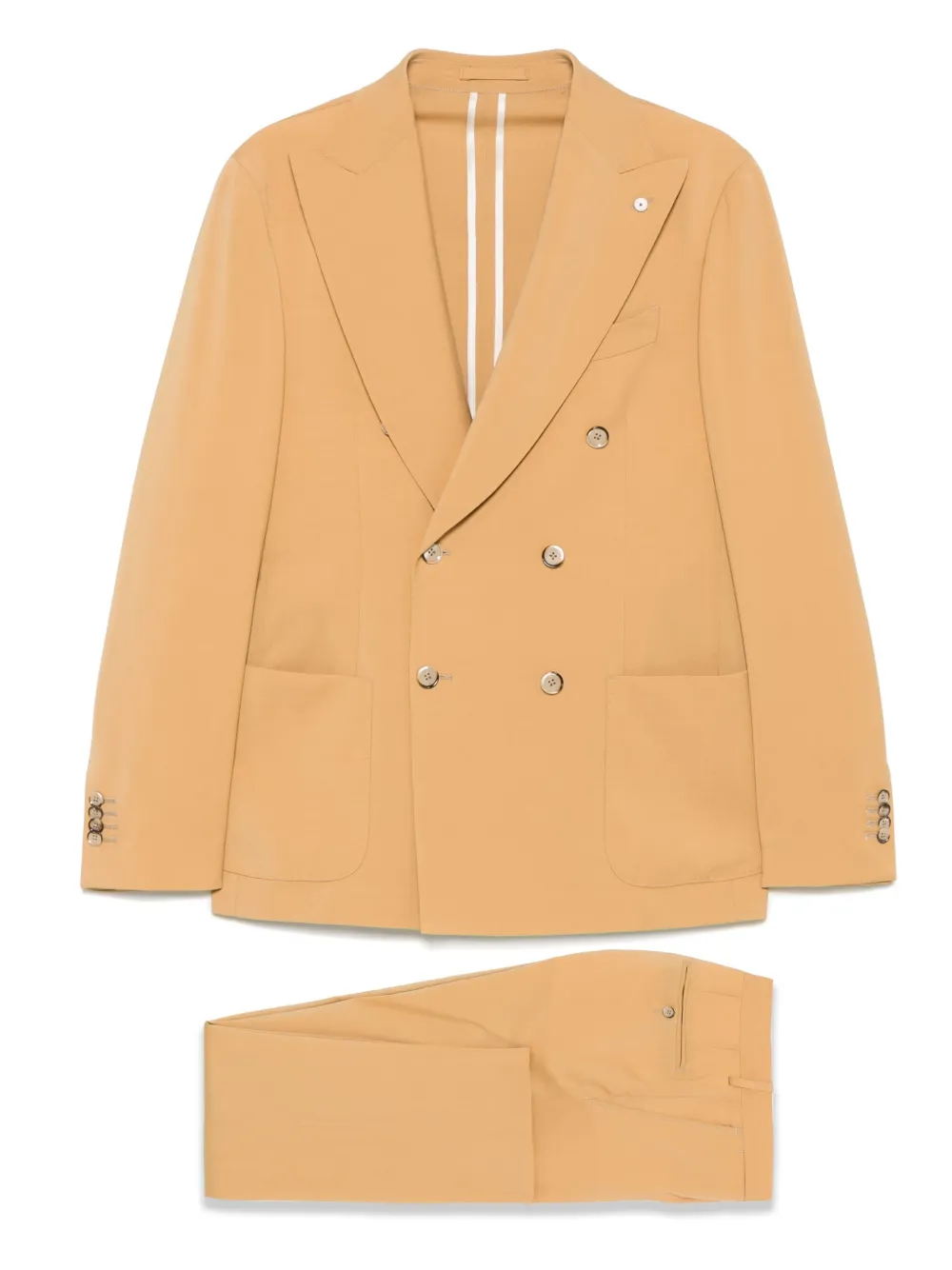 LUIGI BIANCHI MANTOVA traje con botones | amarillo | Image 1